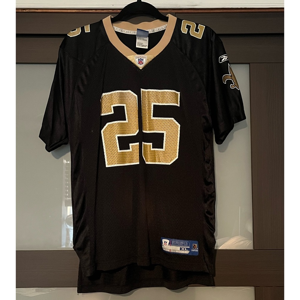 Reebok On Field New Orleans Saints #25 Reggie Bush